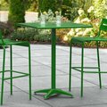 Lancaster Table & Seating Outdoor Table, 32''x32'', Green 427BAU3232GN